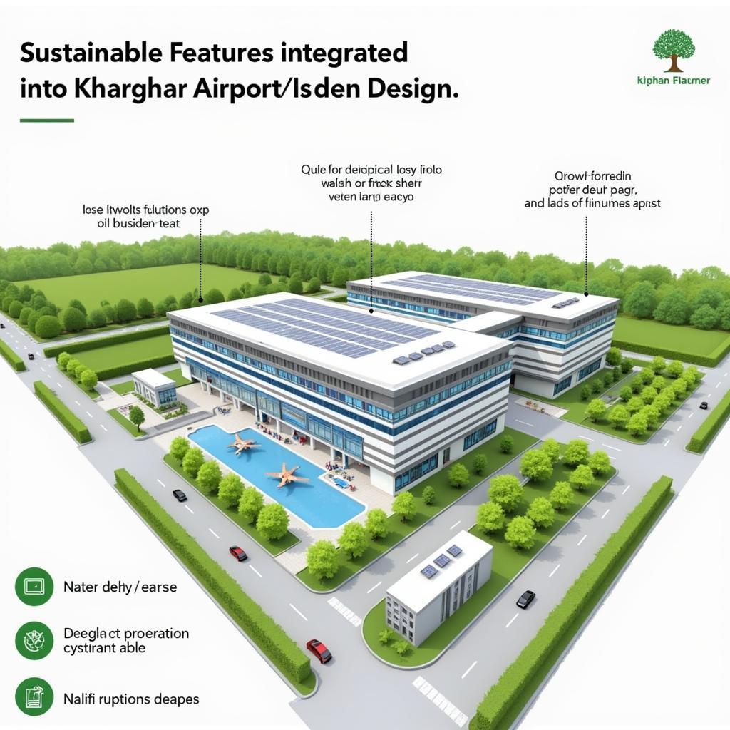 Sustainable Features of Kharghar Airport like Solar Panels and Green Spaces