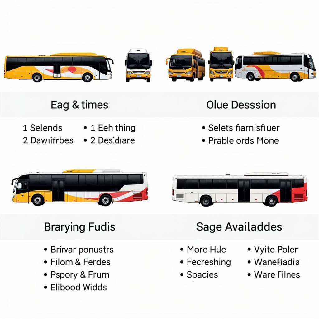 Different Vayu Vajra Bus Types at KIA