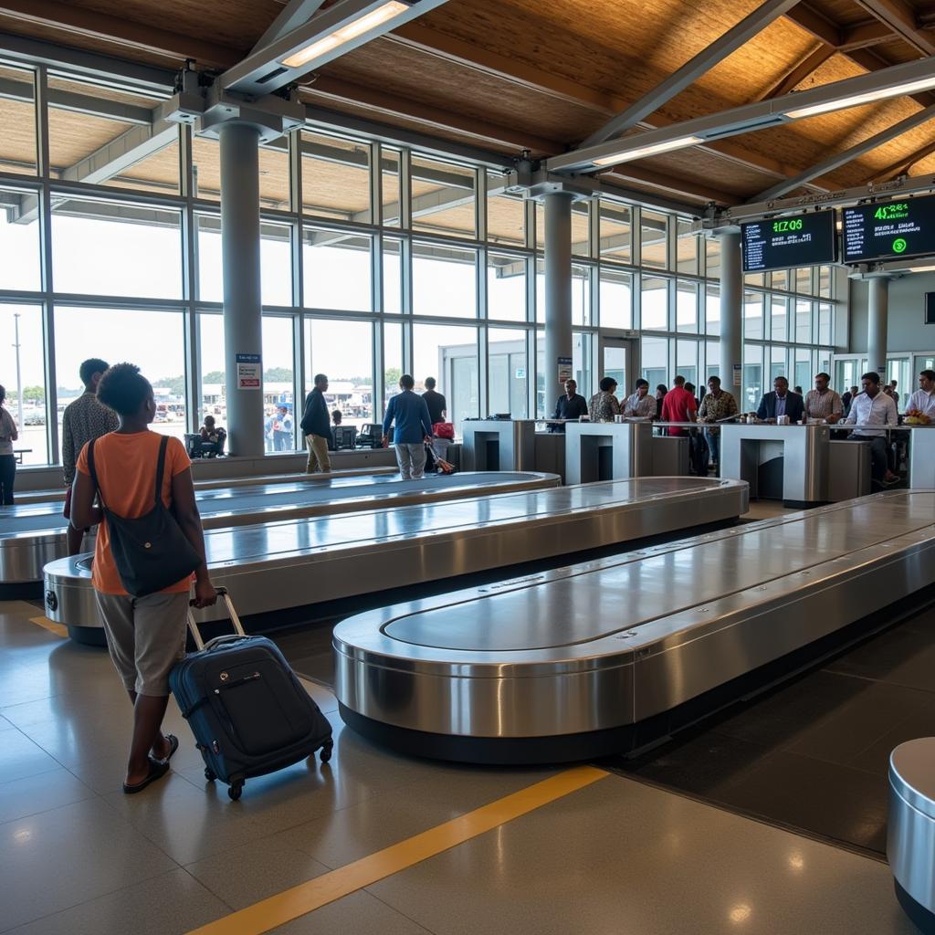 Baggage Claim Area at Kilimanjaro Airport