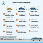 Kish Airport Transportation Options