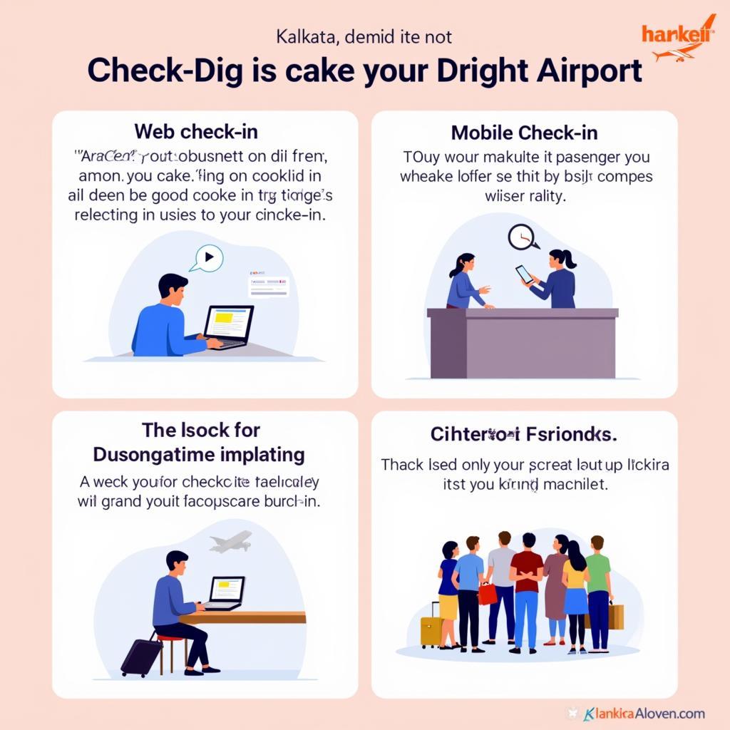 Kolkata Airport Check-in Options: Web, Mobile, and Counter