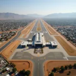 Aerial View of Korba Airport