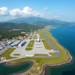 Aerial View of Kos Island International Airport "Hippocrates"