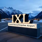 Ladakh Airport Code IXL Sign