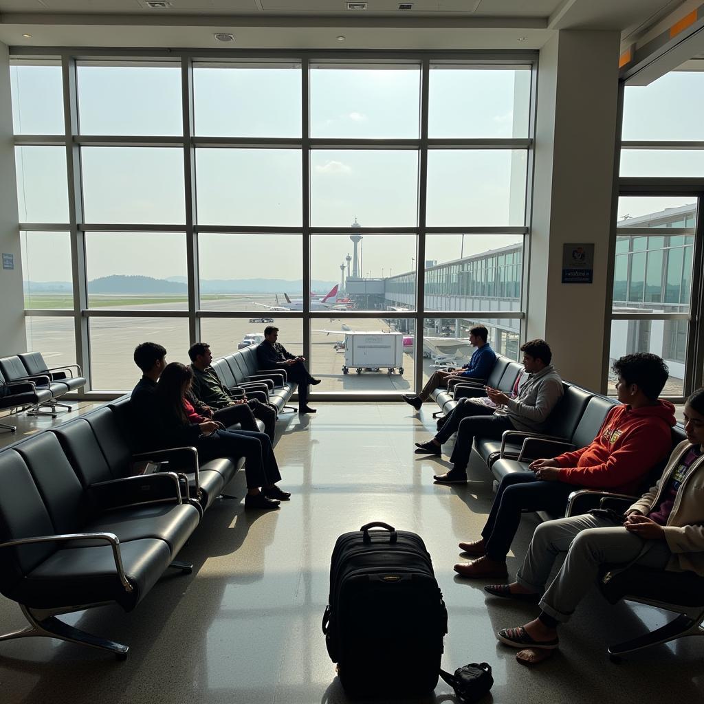 Lal Bahadur Shastri Airport Waiting Area