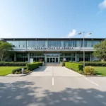 Modern Langkawi Airport Terminal Exterior