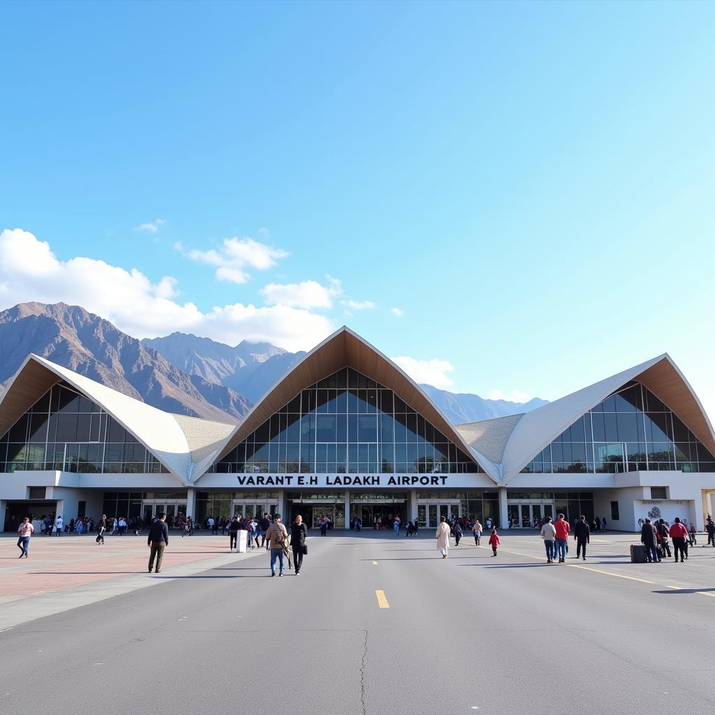 Leh Ladakh Airport Terminal Building