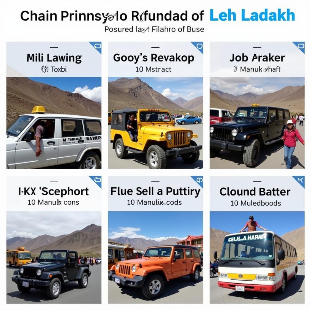 Leh Ladakh Transport Options