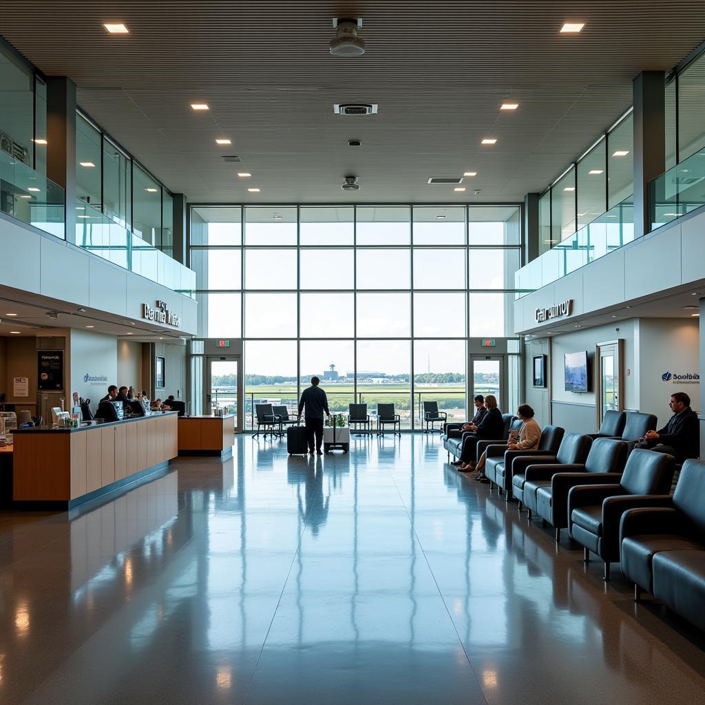 Liverpool Airport Terminal Interior - Modern and Spacious Design