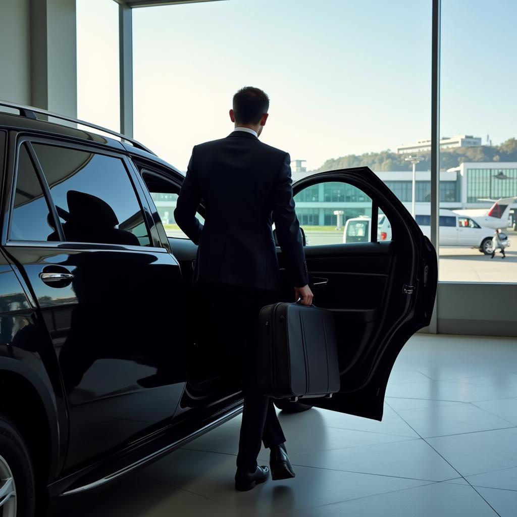 London City Airport Executive Car Transfer: Business Traveler Arriving