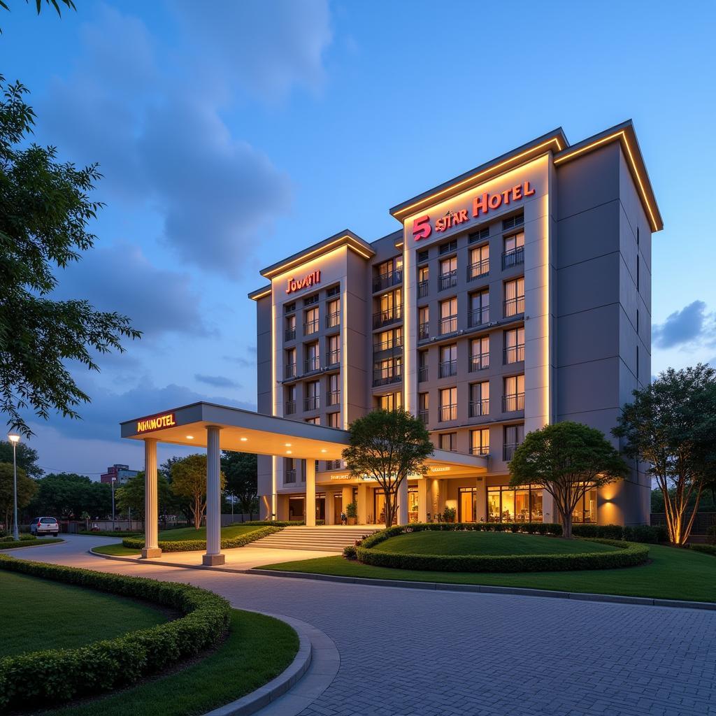 Luxurious Lucknow Airport Hotel Exterior