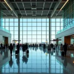 Modern Terminal Building at Lucknow Airport