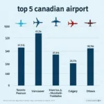 Chart of Passenger Traffic at Major Canadian Airports