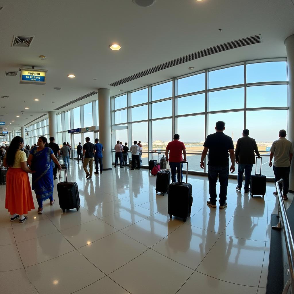 Arrival Hall at Mangalore International Airport