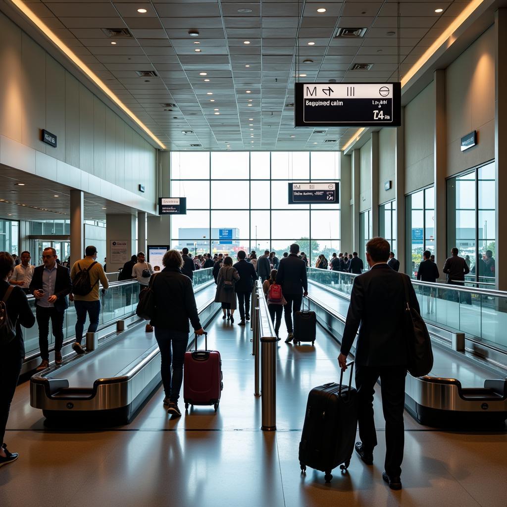 Mexico City International Airport Baggage Claim Area