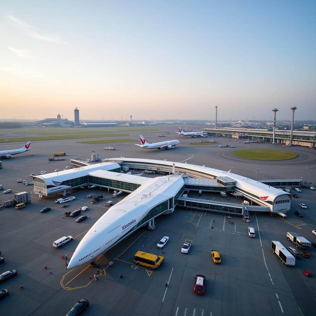 Modern Heathrow Airport