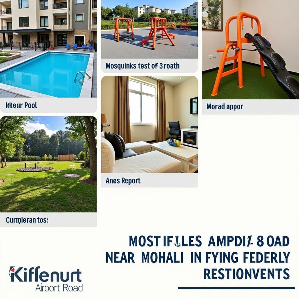 Amenities in 2bhk apartment complexes near Mohali Airport Road