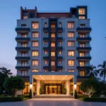 Luxurious 4-Star Hotel Exterior near Mumbai Airport