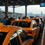 Taxi Stand at Mumbai Airport