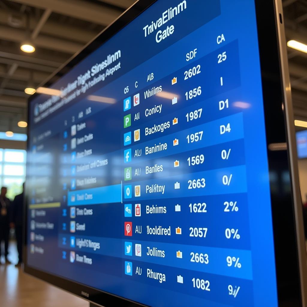 Mumbai Airport Terminal 2 Gate Map Digital Display