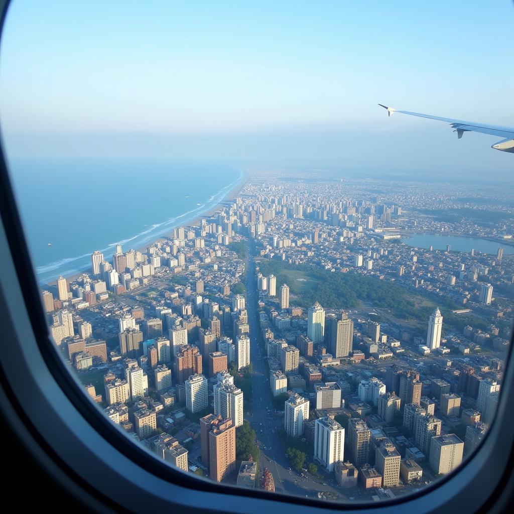 Mumbai Cityscape from Chhatrapati Shivaji International Airport