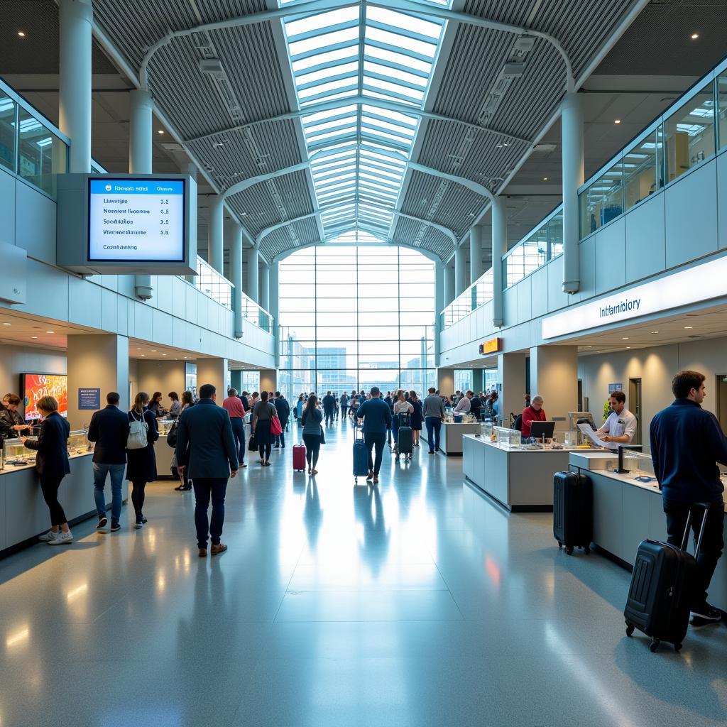 Munich Airport Terminal 2 Main Building Overview