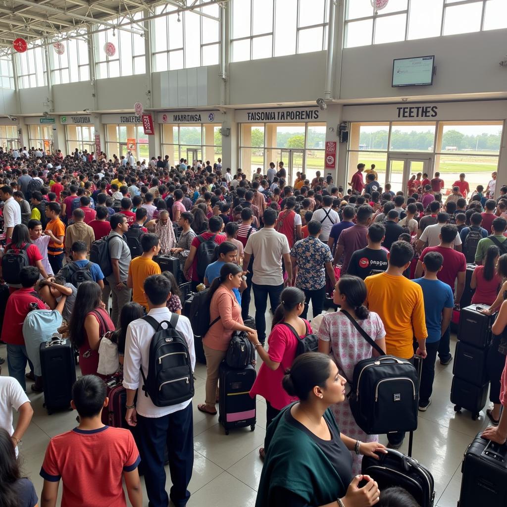 Mysore Airport During Dasara Festival