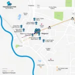 Nagpur Airport Hotel Map