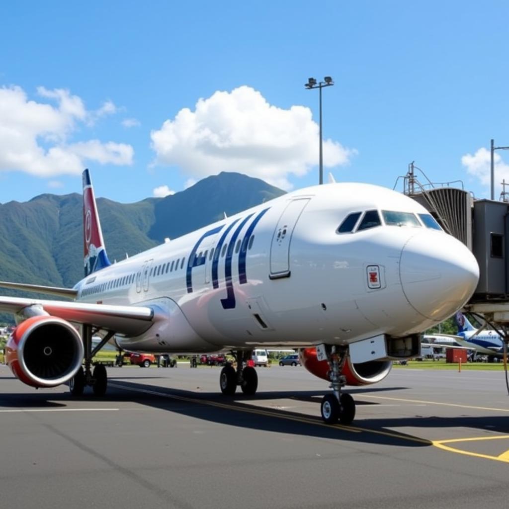 Fiji Airways Plane at Nausori Airport