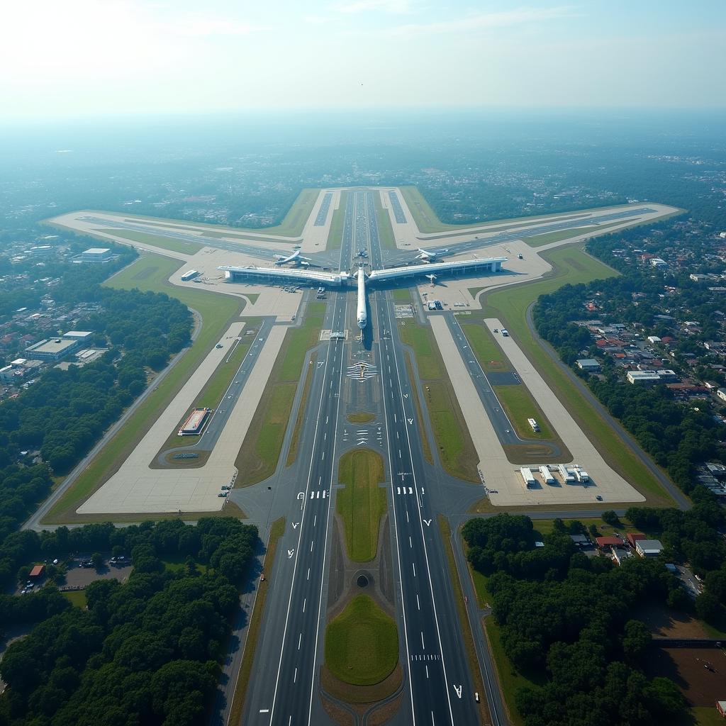 Aerial View of Navi Mumbai Airport