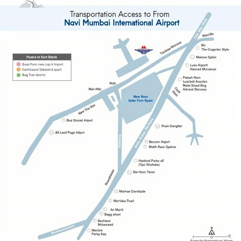 Navi Mumbai Airport Transportation Map: Access Routes, Public Transport, and Parking Options