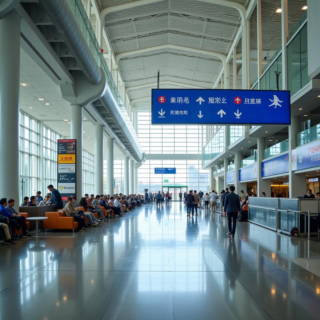 Ningbo Airport Terminal Interior