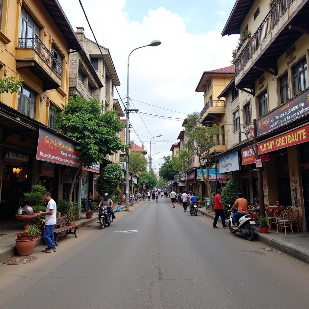 Street View of Old Airport Road Bangalore