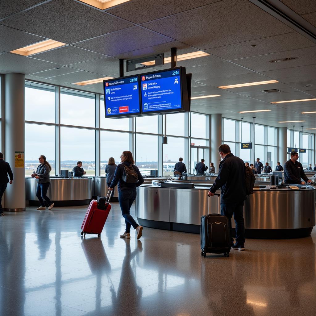 Omaha Airport Baggage Claim Area