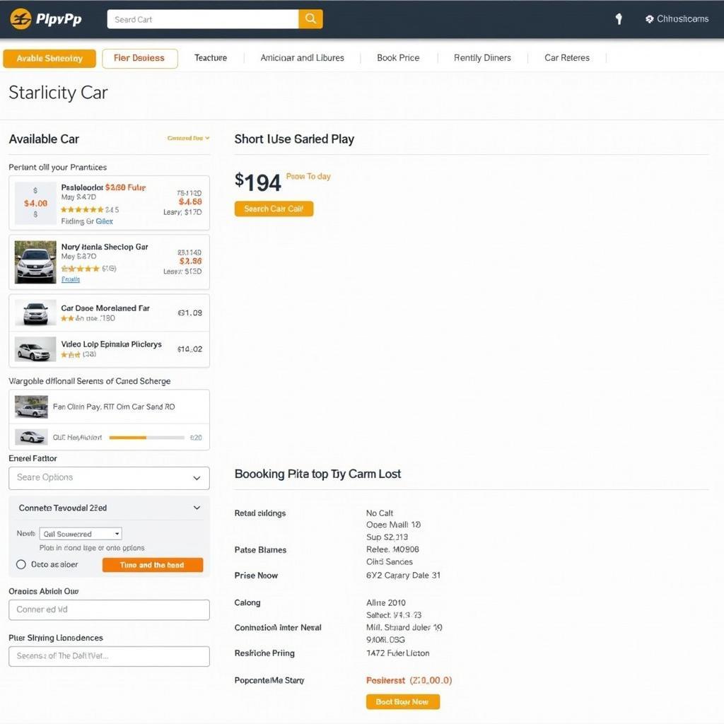Online Car Rental Booking Platform