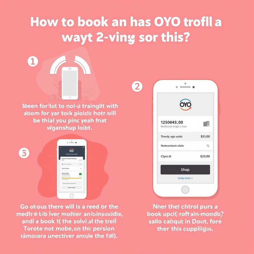 OYO Booking Process on Mobile Phone