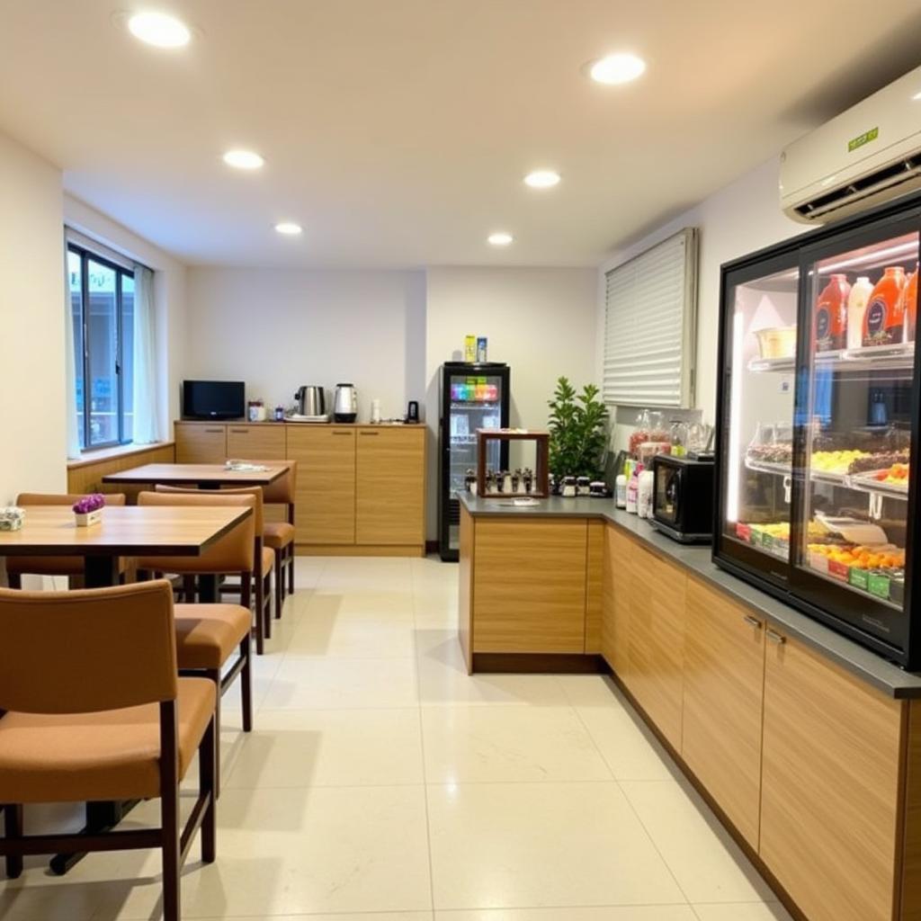 Dining Area of an OYO Hotel near Kolkata Airport