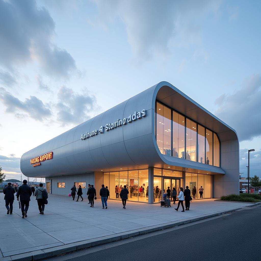 Compact terminal building of Pakyong Airport