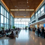 Interior View of Pakyong Airport Terminal