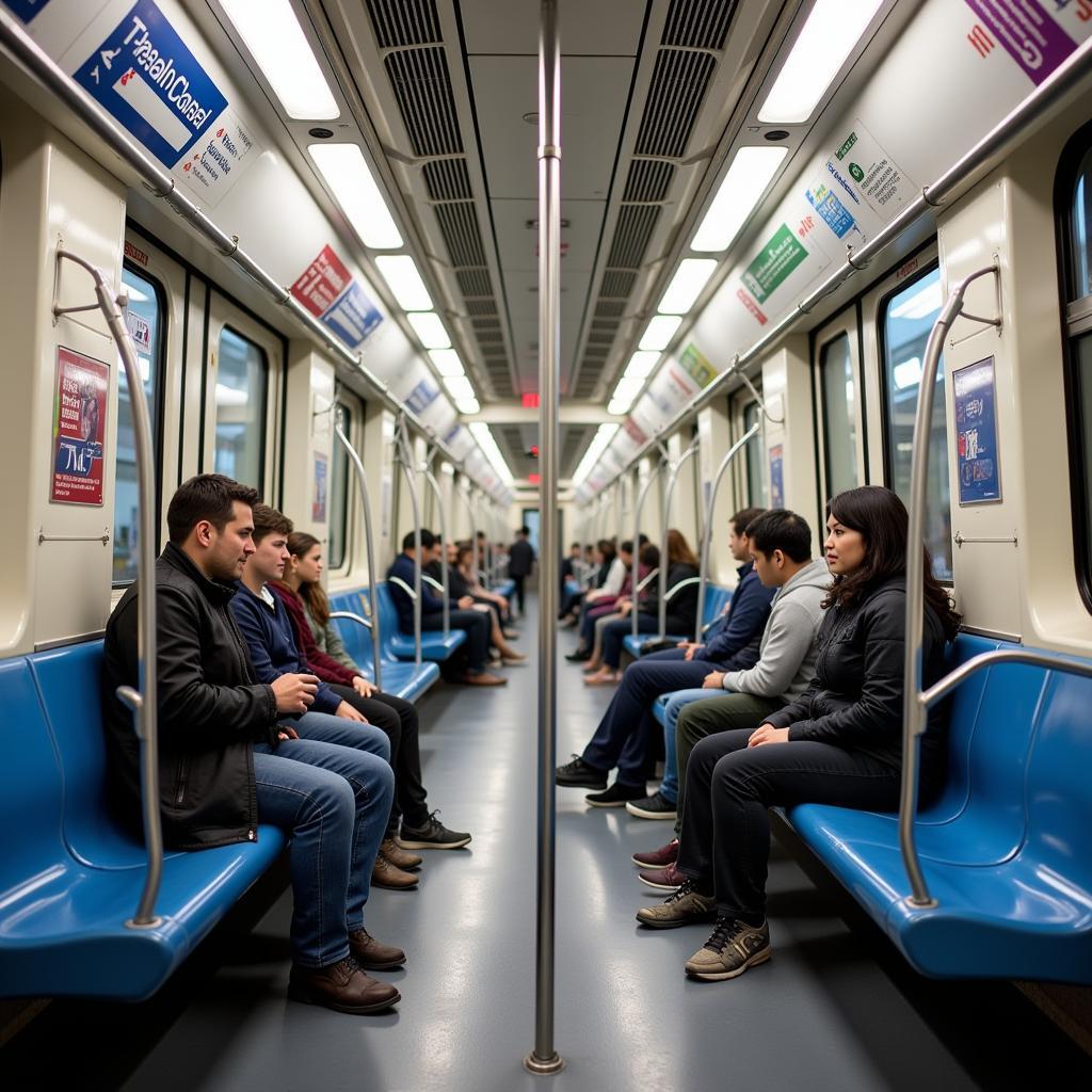 Passengers Using Kempegowda Airport Metro