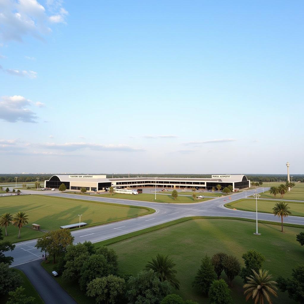 Exterior View of Jay Prakash Narayan International Airport