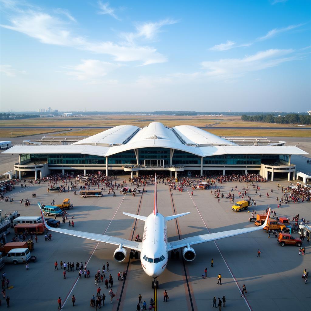 Patna Airport Terminal View