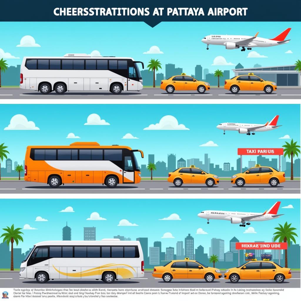 Pattaya Airport Transportation Options: Bus, Taxi, Minivan