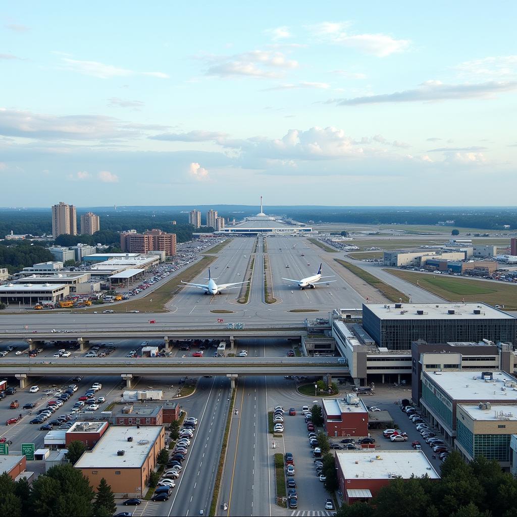 Pearson Airport and Surrounding Businesses