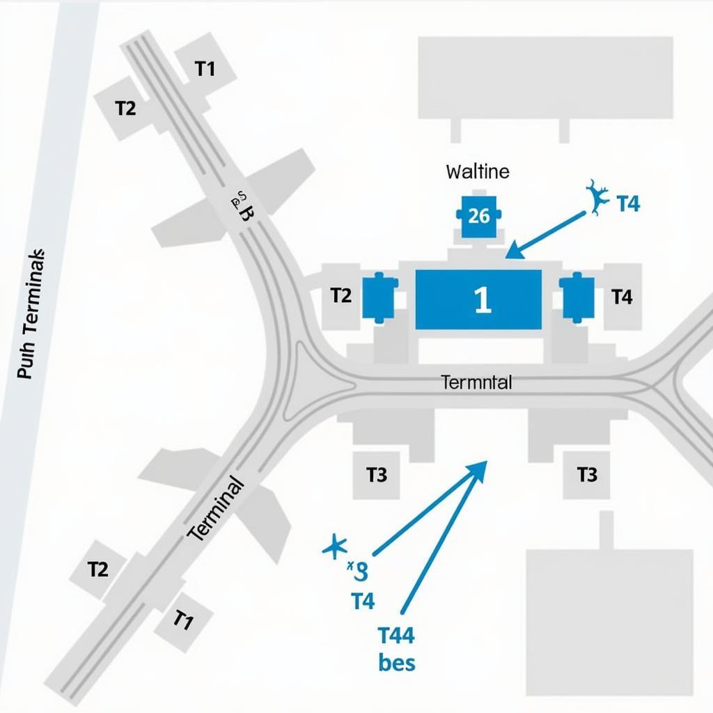 Perth Airport Terminal Layout Map