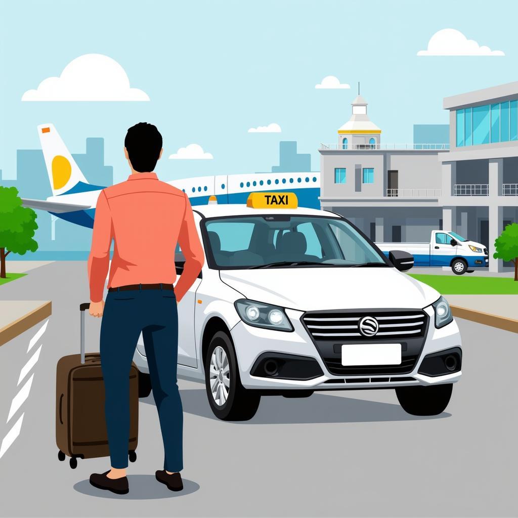 Pre-booked Taxi Arriving at Surat Airport