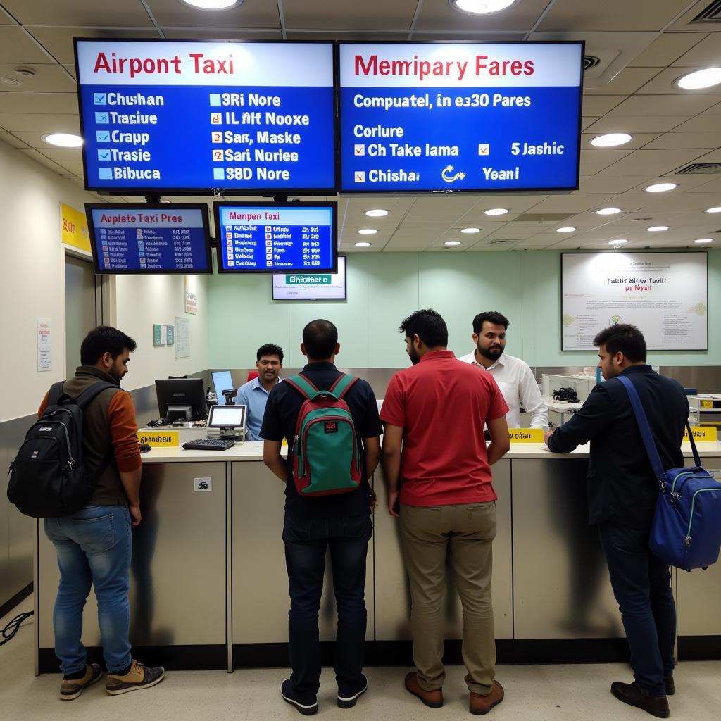 Pre-paid Taxi Counter Amritsar Airport