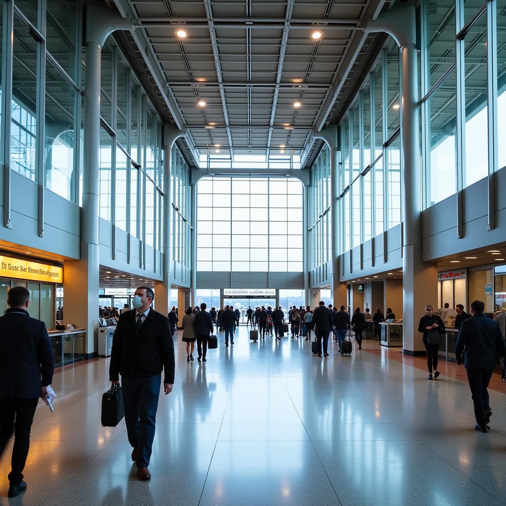 Prince George Airport Terminal Building - A modern and spacious terminal welcoming travelers.