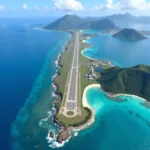 Aerial View of Princess Juliana International Airport