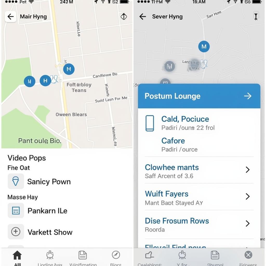 Priority Pass App Interface Showing Lounge Locations and Amenities